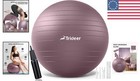 Anti-burst 23-inch Exercise Ball - Slip-resistant Core Workout And Office Chair