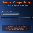 Qty  2  Liftgate Replacement Lift Support For Lincoln Mkx 2011-2015 Tailgate    