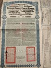 China 1913 Lung Tsing U Hai Rw Super Petchili Coupons Bond Loan Share Stock Cert