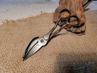 Antique W  B  Barnard Candle Wick Scissors  Pat  Dec 27  1864