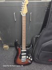 2022 Fender Stratocaster Hhs Floyd Rose Pau Ferrer Brown Sunburst Mexico W Case