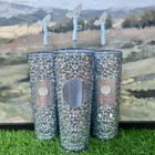 Disney Parks 2025 Cinderella 75th Anniversary Starbucks Tumbler Slipper Straw
