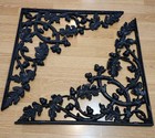 Victorian Cast Iron Oak Leaf Acorn Eave Bracket Corbel 23x23 Inch 2pc 