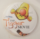 Lot Of 2 Vintage 2000 Disneys Tigger Movie Promo Round And Rectangular Pinbacks