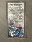 Ray Nitschke Signed Commemorative Ticket Packers Bas