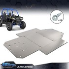 Fit For 08-14 Polaris Rzr Rzr-s 800 3 16  Aluminum Skid Plate Heavy Duty