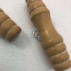 Vintage Wooden Toggle Buttons - Set Of 2 - 2 25 Inches