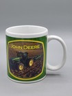 John Deere Coffee Mugs Cups W tractor Licensed Product Houston Harvest Set Of 2