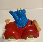 Vintage Gorham Cookie Monster Car Coin Bank Sesame Street Ceramic