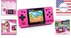 Kids  Mini Arcade Game Player - 220 Preloaded Retro Games  Rechargeable Battery