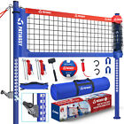 Patiassy Professional Volleyball Net Set With Aluminum Poles  Winch System  ball