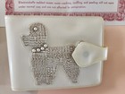 Vintage 1955-56 Girls Poodle Wallet  Clear Envelope Bag W key Holder  Beige  Toy
