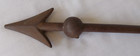 Antique Cast Iron Shinn Weathervane Lightning Rod Arrow