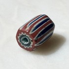 Large Antique Venetian Glass 7 Layer Chevron African Trade Bead 22mm X 20mm  2