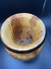 Hand Turned Wood Vase Signed Don Noble 2005 Colorado 6 Inch Burled Handcrafted