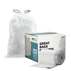 Plasticplace Custom Fit Trash Bags Compatible With Simplehuman Code P  200 Count