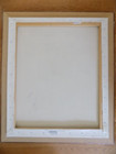 Vintage Art Artist Painted Over Lithograph On Canvas Handmade 20 x24  In Frame