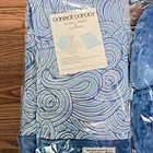Carseat Canopy Caboodle Infant Car Seat Cover 5 Pc Set Blue Swirls