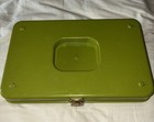 Vintage Avocado Green Wilson Wil-hold Plastic Sewing Box Thread Bobbin Storage