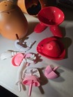 Lot Of 5 Potato Heads And Misc Accessories