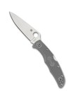 Spyderco Endura 4 Folding Knife C10fpgy Plain Edge Vg-10 Blade Gray Frn Handle