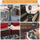 Neoteck Digital Dial Bore Gauge For Deep Engine Cylinder Measure 0 7-6  0 0005 