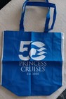 Rare Collectible Princess Cruise Cloth Tote Bag 50th Anniversary Est  1965