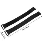 6 Pcs Black Bicycle Pant Leg Straps Adjustable Cycling Ankle Bands