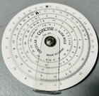 Vtg Concise Circular Slide Rule  28 Japan Fmc Corp With Case Very Good Condition