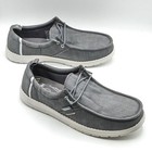 Hurley Laguna Men   s Casual Ultra-lightweight Breathable Canvas Shoe  gray  New
