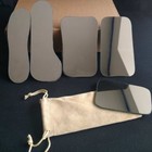 5 Sizes Dental Autoclavable Intraoral Photographic 2-sided Rhodium Glass Mirrors