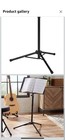 Amazon Basics Adjustable Folding Music Stand  31  To 55  Height  Black