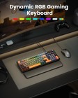 Sablute Gkm21 Wired Curved Gaming Keyboard W  Wrist Rest   Mouse Combo