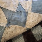 32 Antique 20s Hand Stitched Quilt Blocks Feedsack Early Home Spun Cotton 11x11