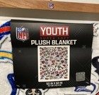 Nfl All Teams Pegasus Plush Throw Blanket 50x60 White Multicolor Team Logos