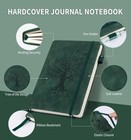 A5 Hardcover Lined Journal Notebook 200 Pages Leather Diary