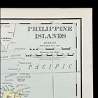 1898 Philippine Islands Antique Map Rand Mcnally Multicolor 11 X 16  Vguc