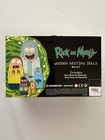 Rick And Morty Ricks Wooden Nesting Dolls Set Of 5 Hot Topic Exclusive Rare