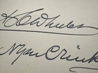 Andrew C  Wheeler Autograph Signed Card Antique Us Congressman Judge