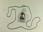 Ladies Thai Sitting Golden Buddha Statue Amulet And 22  Non-tarnish Necklace