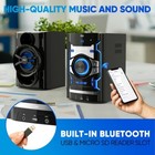 Pyle 3-pcs Wireless Bt Streaming Stereo System-multimedia Disc Shelf System