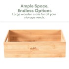 Large Wooden Crate - Wood Crates For Storage - Large Nesting Crate Set - Port   