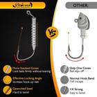 15pcs Hover Rig 1 16 1 8 1 4 Oz Swimbait Jigheads For Bass Walleye Swimbait Hook
