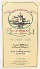 1990s Katie Downs Tavern Restaurant Menu 3211 Ruston Way Commencement Bay Tacoma