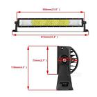 Tri Row 22inch 1296w Led Light Bar Combo Offroad Driving Fog Lamp Pickup 24  20 