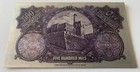 500 Mils Palestine Currency Board 1939 Polymer Silver Plated Reproduction Copy