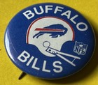 1970 Buffalo Bills Vintage Nfl Afl Football Pin Button Pin Badge 1  1 4  Pinback