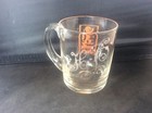 Vintage Old Glasgow Scottish 1938 Empire Exhibition Beer Tankard Glass Etched Hs