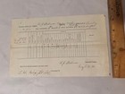 Civil War Documents  Provision Returns 1862 New York Cavalry Camp Bates  qty 2 