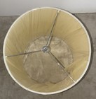 Lamp Shade Cream Round Drum Fabric Table 13x12  New
